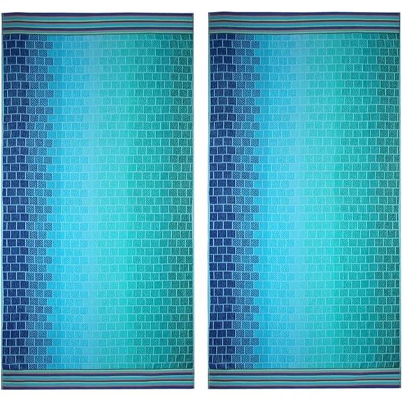 large plush beach towels
