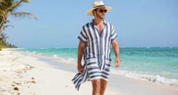 men s beach cover up options