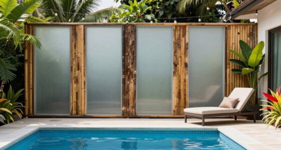 pool deck privacy screens
