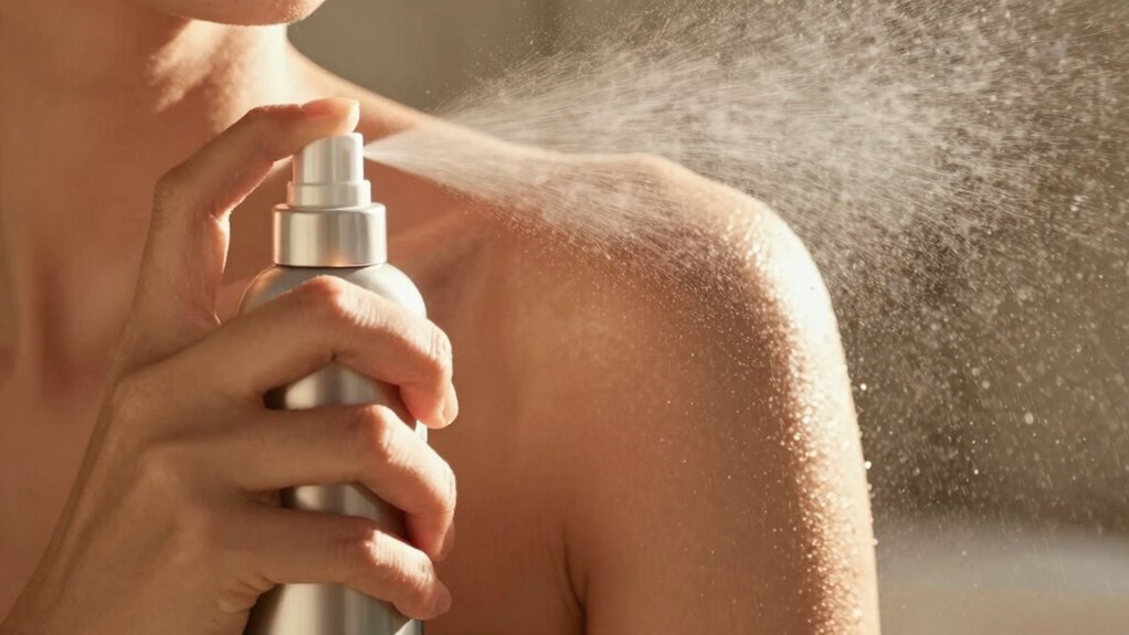 proper spray sunscreen application