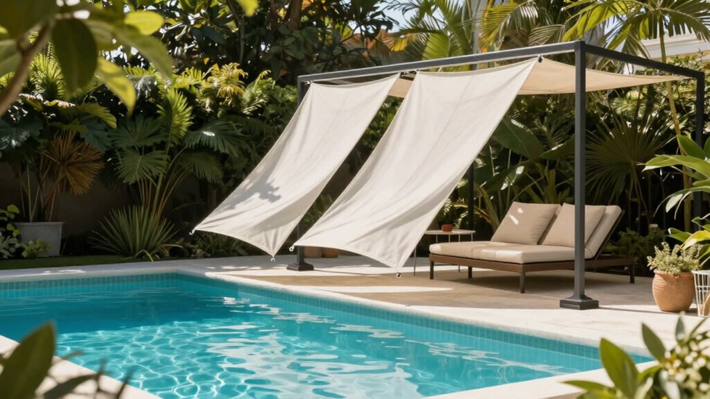 shaded private comfortable oasis