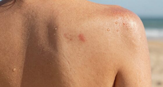 skin healing after sun exposure