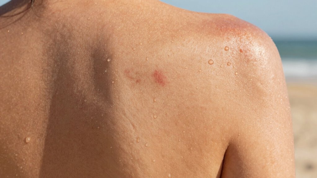 skin healing after sun exposure