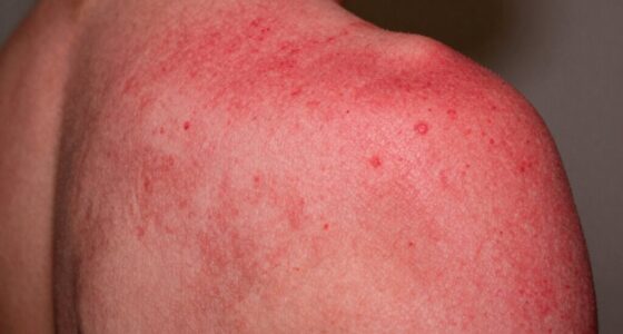 skin reaction from tanning