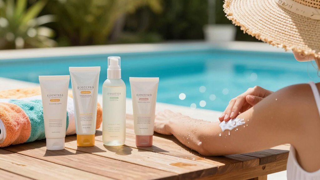 sun protection and skincare routine