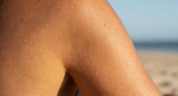 tanning mimics healthy glow
