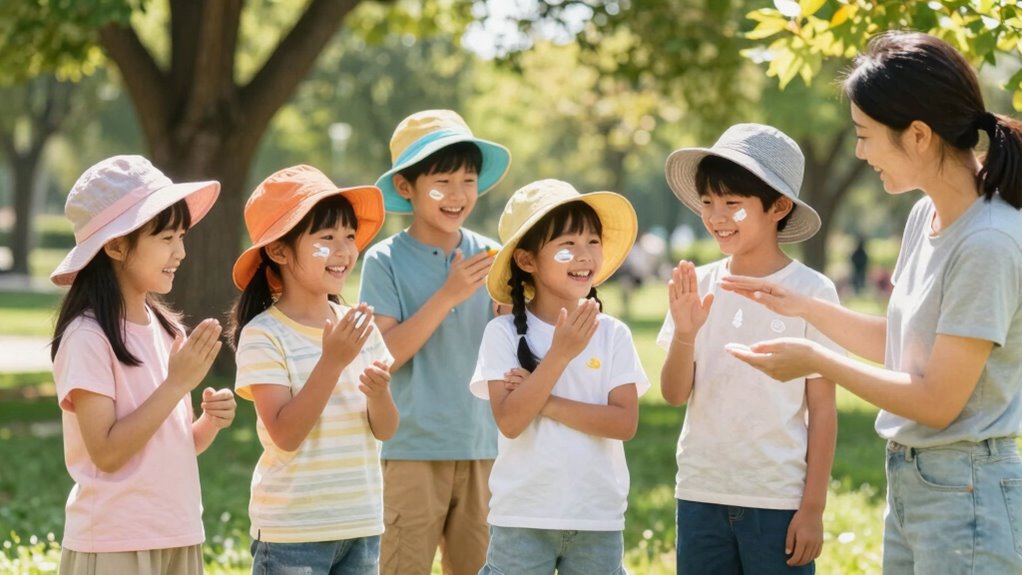 teach children sun safety