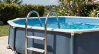 top above ground pool ladders