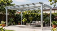 top aluminum pergola louvers
