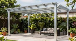 top aluminum pergola louvers