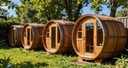 top backyard barrel saunas