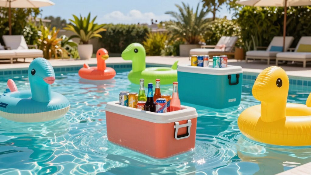 top floating drink coolers