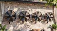 top outdoor fan mounts