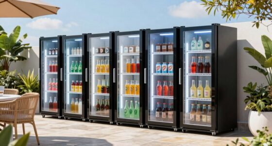 top outdoor patio mini fridges