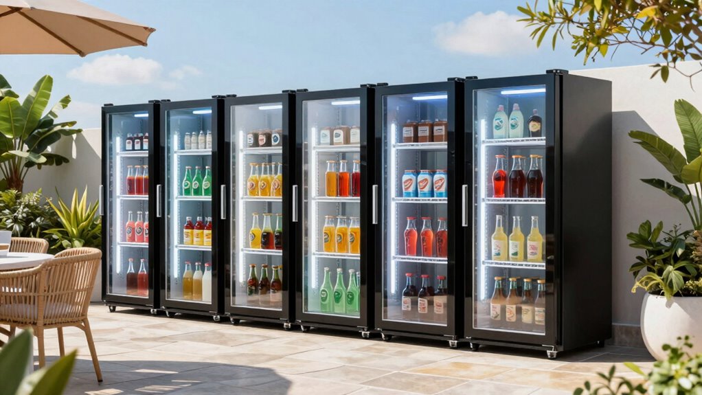 top outdoor patio mini fridges