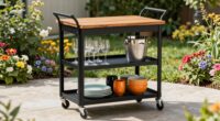top outdoor serving carts