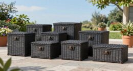 top outdoor wicker storage