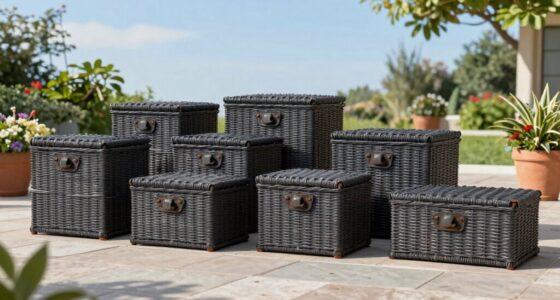 top outdoor wicker storage