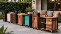 top patio entertainment carts