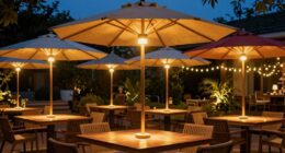 top patio umbrella lighting