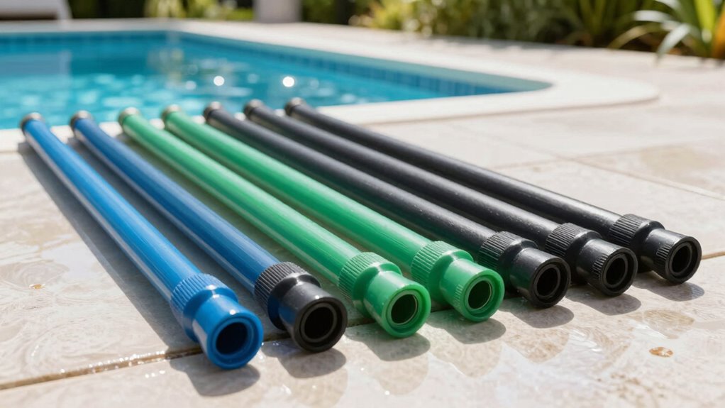 top pool backwash hoses