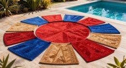 top pool deck rug options