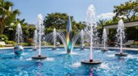 top pool floating fountains