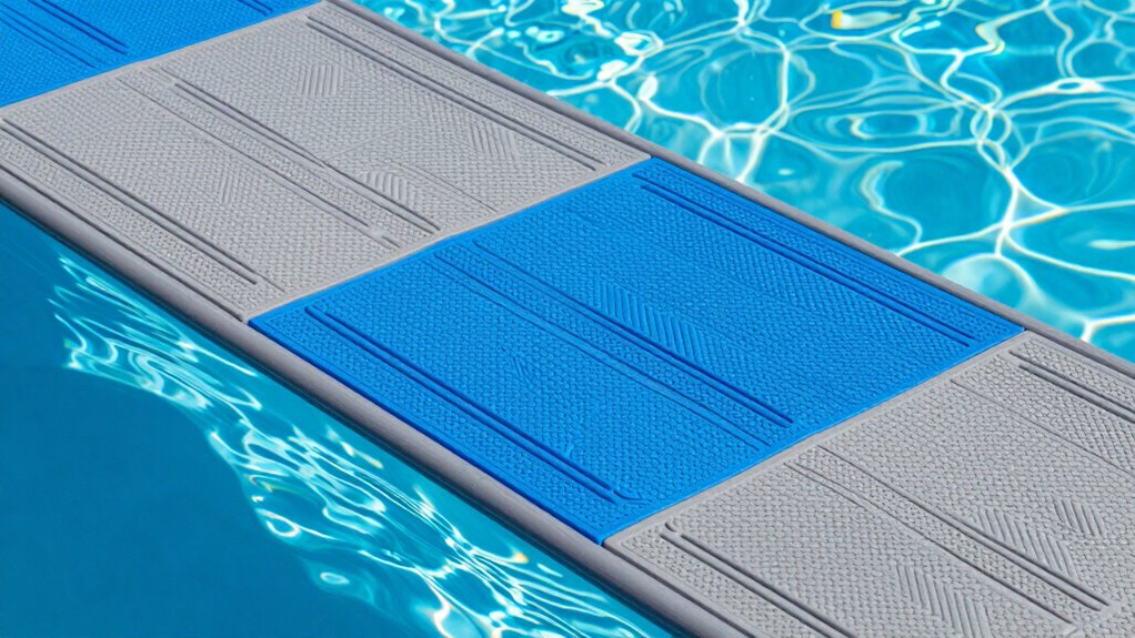 top pool ladder mats