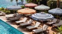 top pool patio umbrellas