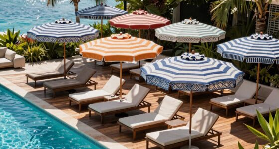 top pool patio umbrellas
