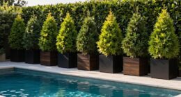top pool privacy hedges