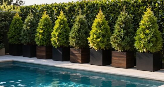 top pool privacy hedges
