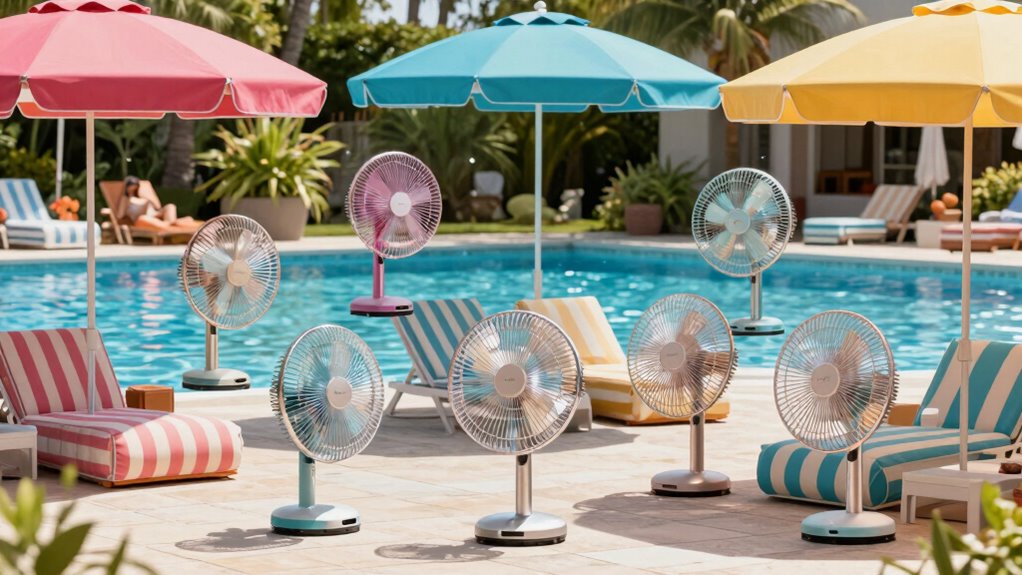 top poolside clip fans