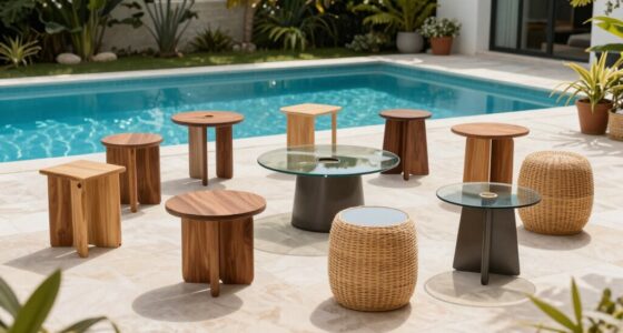 top poolside table selections