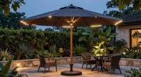 top solar powered patio umbrellas