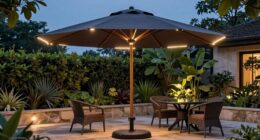 top solar powered patio umbrellas