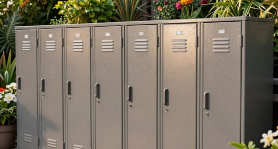 top waterproof patio lockers