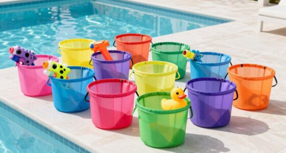 top waterproof pool toy baskets