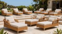 top wicker lounge sets