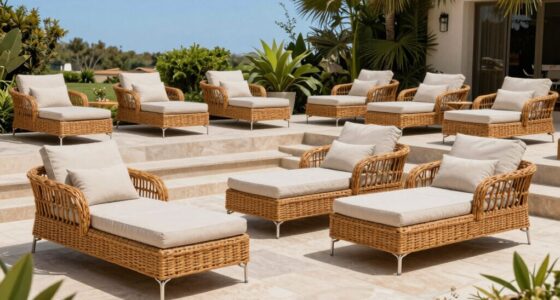 top wicker lounge sets