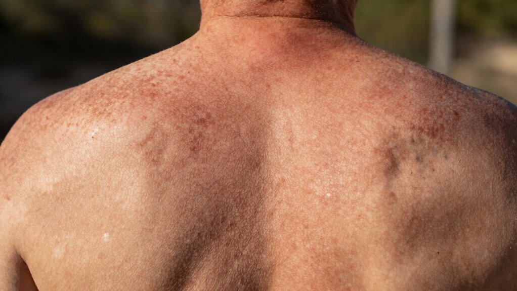 unnoticed sun damage areas