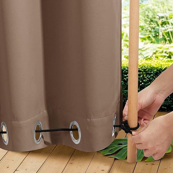 waterproof blackout outdoor curtains