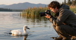 A Rare White Loon Chick Has Surfaced in Montana, and the Photos Are Stunning