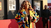 Queen Latifah Bundles Up in a Bold, Oversized Coat on the 2026 BET Awards Red Carpet
