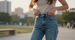 Hailey Bieber Gap Jeans