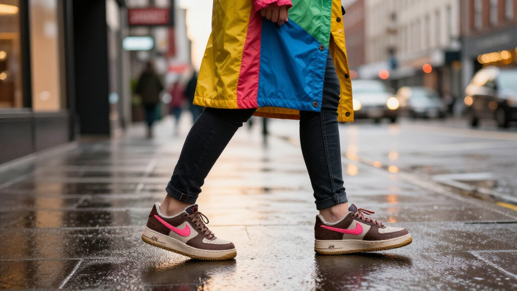 Nike’s Rugged Air Force 1 Is A Chocolate-Covered Raspberry — In A Raincoat